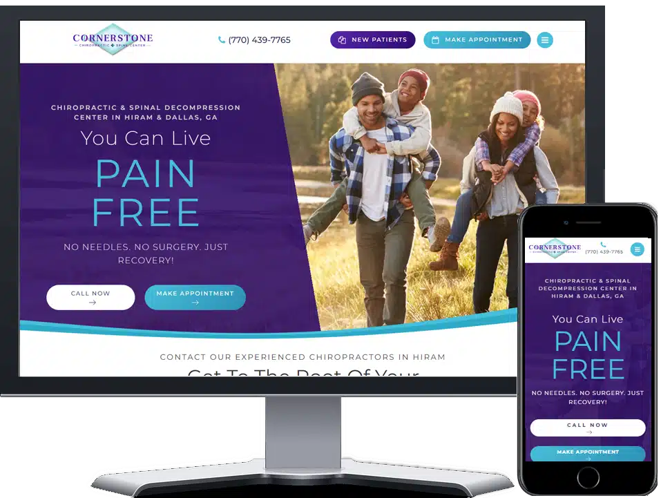 Cornerstone Chiropractic upgrade