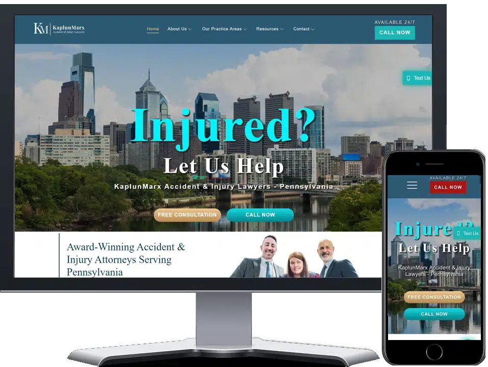 Pennsylvania Attorney Kaplunmarx Website Design Color Us Kids Learning Center Website